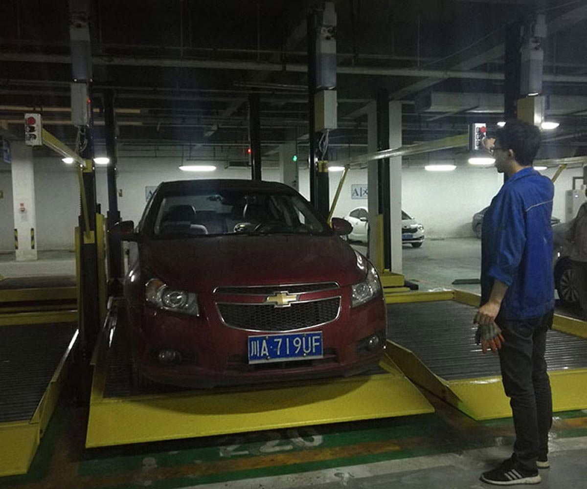 兩層簡(jiǎn)易類(lèi)機械停車(chē)庫回收