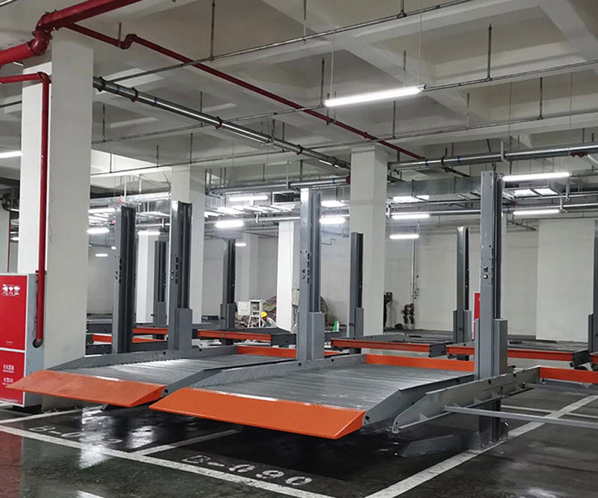 兩層升降橫移式機械立體車(chē)庫租賃